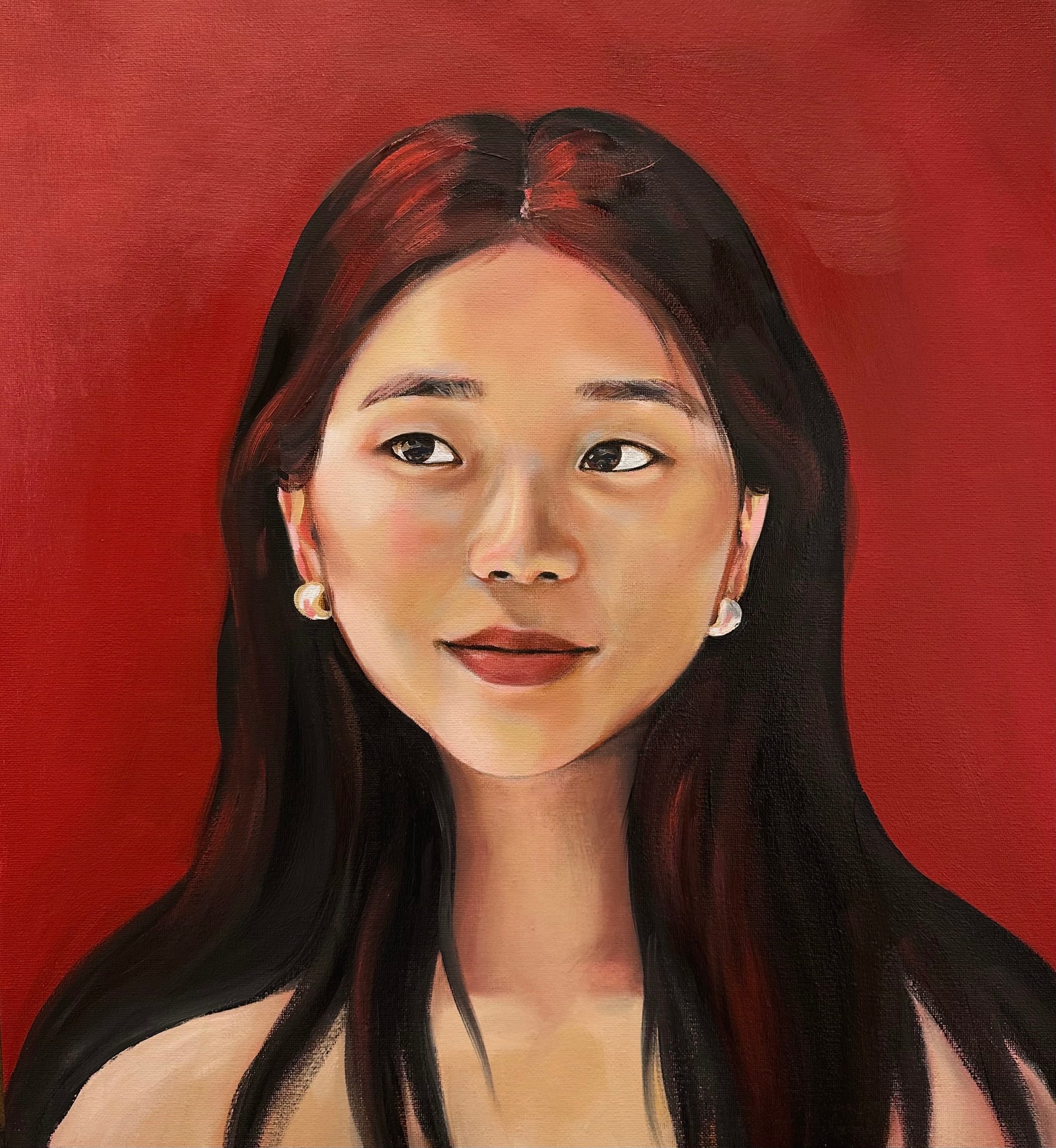 It's me!, oil on canvas by Allegra.