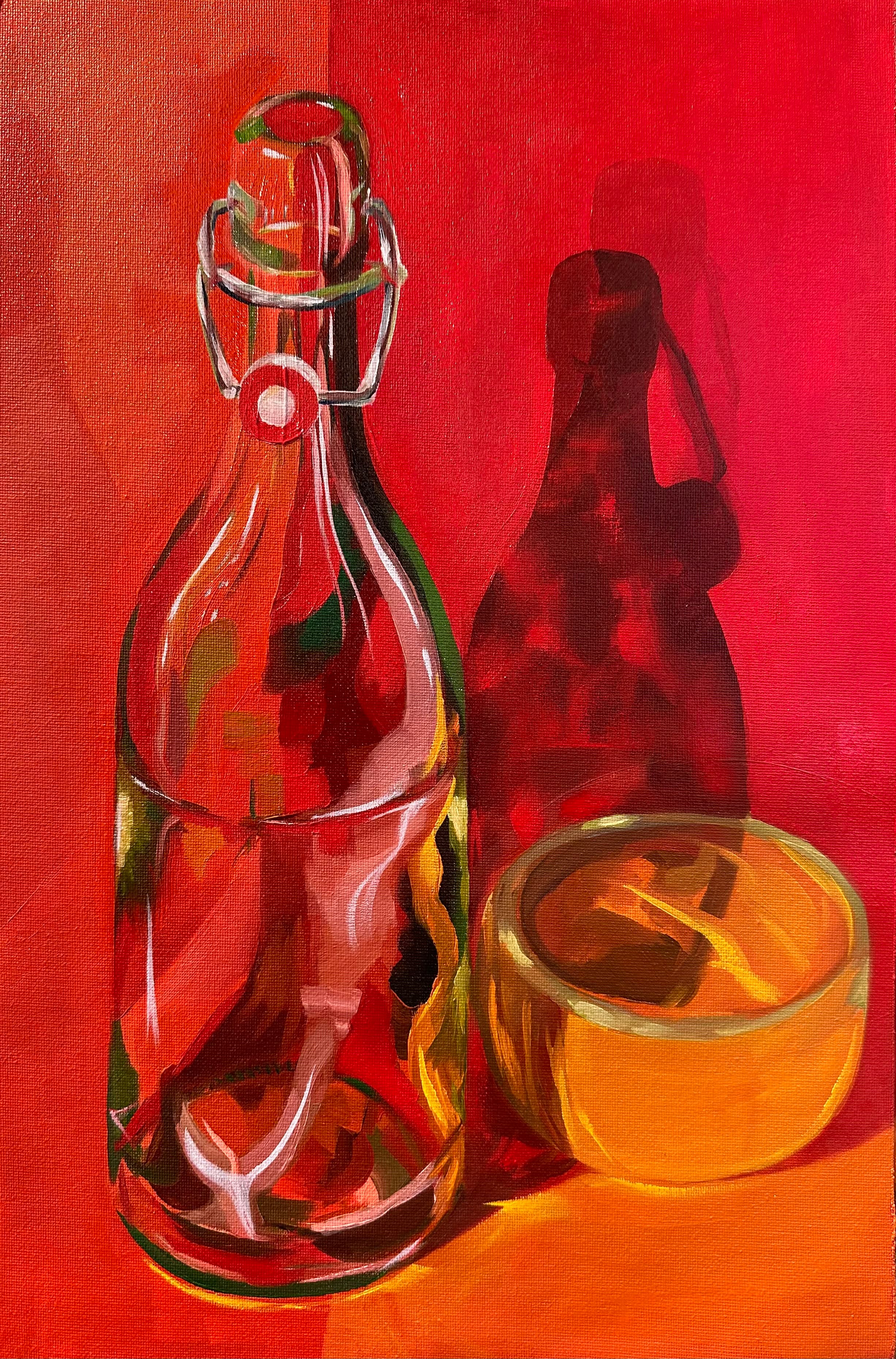 Still, oil on canvas by Allegra.